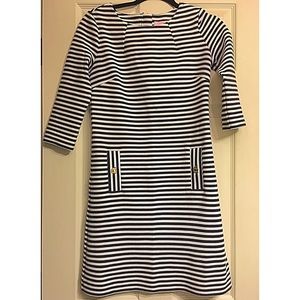 Lilly Pulitzer Striped 3/4 Sleeve Dress